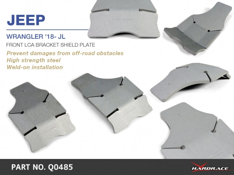 HARDRACE Front Lca Bracket Shield Plate - Jeep Wrangler (JL) / Wrangler Unlimited (JLU) / Gladiator (JT) - Image 2
