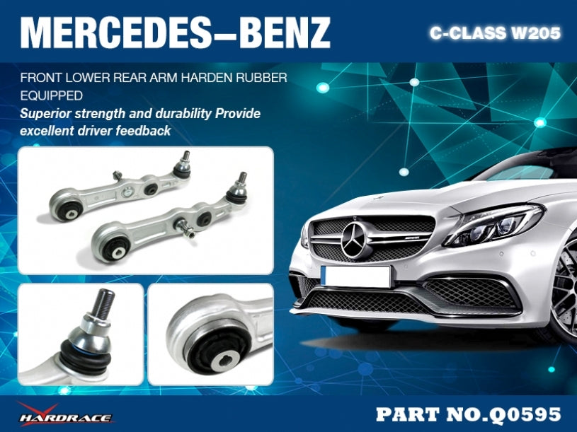 HARDRACE Front Lower Rear Arm - Mercedes-Benz C-Class (W205) - Hardened Rubber - Image 2