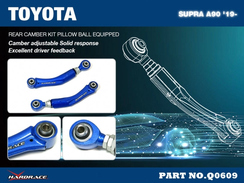 HARDRACE Rear Camber Kit - BMW 3 Series (G20/G21) / Z4 (G29) / Toyota GR Supra (A90) - Pillow Ball - Image 2