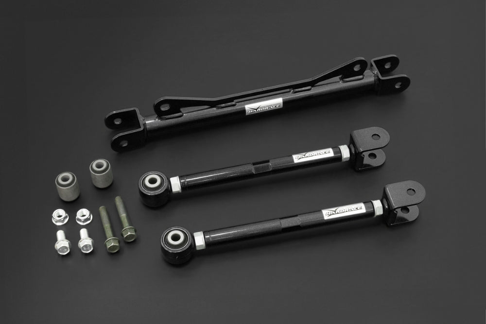 HARDRACE HICAS Removal Kit - Nissan Skyline GTS-T (R33/R34) / Skyline GT-R (R33/R34) - Hardened Rubber - Black