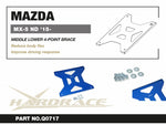 HARDRACE Middle Lower 4-Point Brace - Mazda MX-5 (ND) - Image 2 - HARDRACE Thumbnail