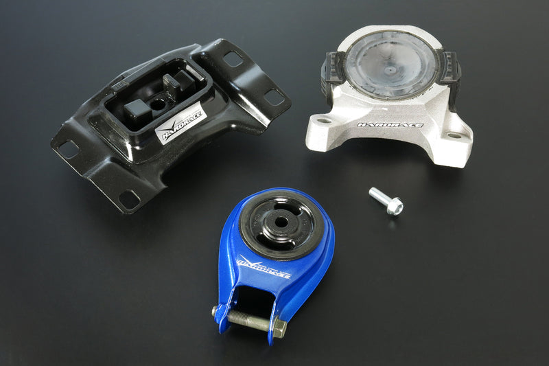 HARDRACE Hardened Engine Mount Kit - Ford Focus (LS/LT/LV) - HARDRACE