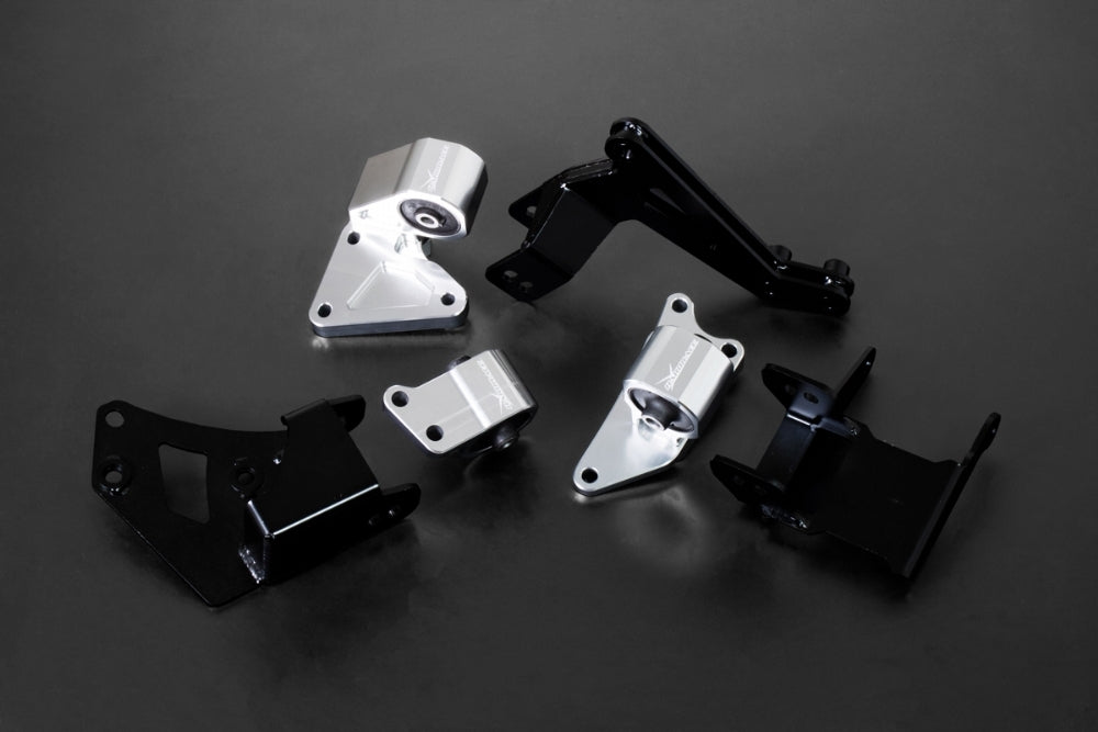 HARDRACE K Swap Engine Mount Kit - Honda Civic (EK/EJ/EM1) - Compatible w/01-05 DC5 02-05 EP3 gearbox only