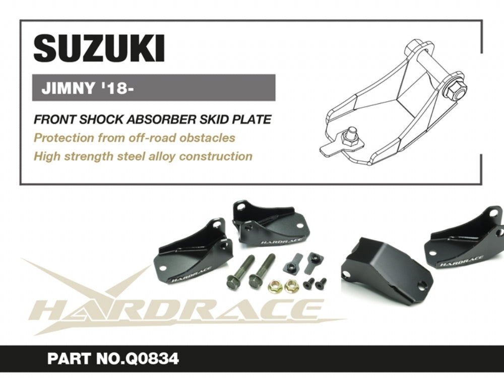 HARDRACE Front Shock Absorber Skid Plate - Suzuki Jimny (JB74) - Image 2