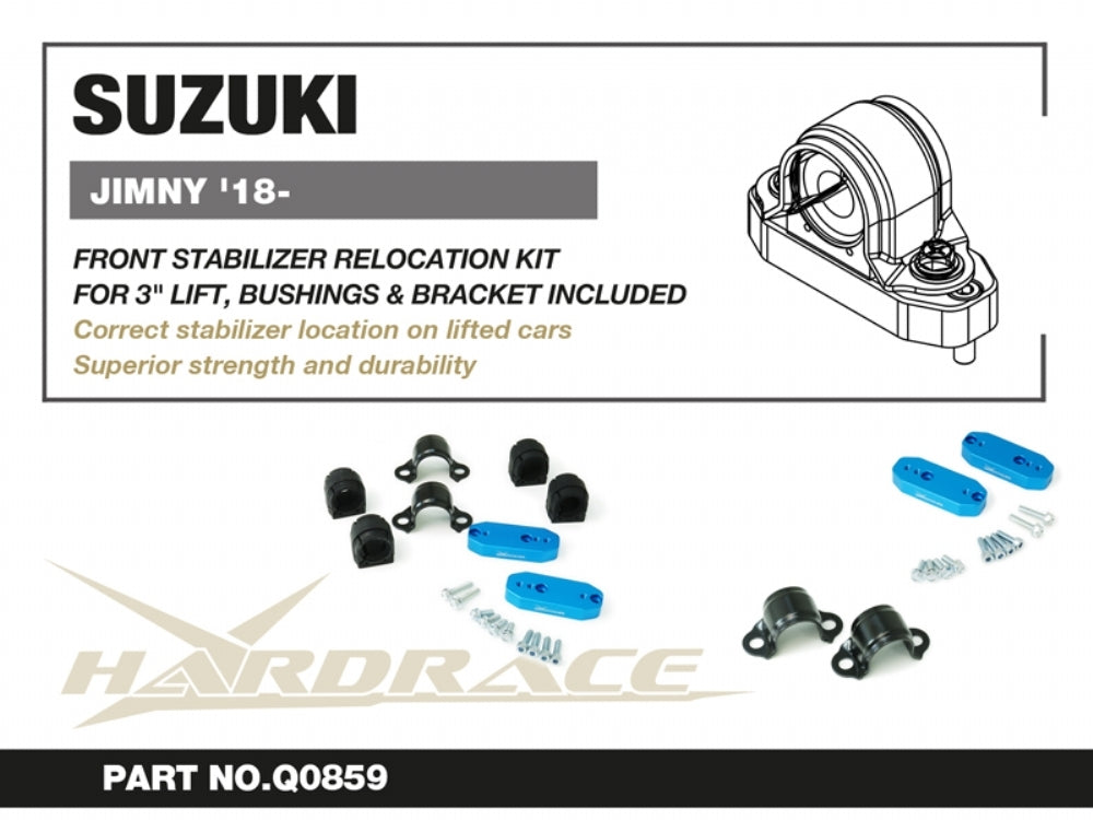HARDRACE Front Sway Bar Relocation Kit - Suzuki Jimny (JB74) - Image 2