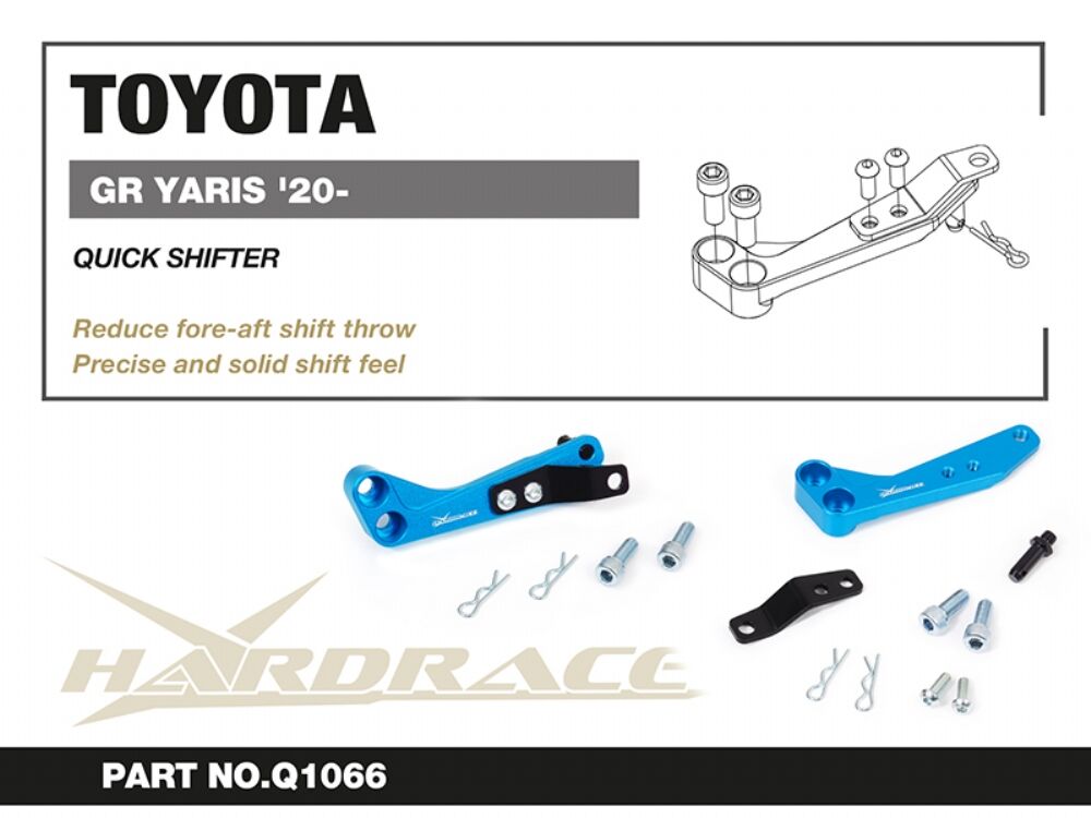 HARDRACE Quick Shifter Bracket - Toyota GR Yaris / Yaris (GXPA16/MXPA12) - Image 2