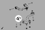 HARDRACE Front Lower Front Straight Arm Bushing Inner - Tesla Model 3 / Model Y - Hardened Rubber - Image 5 - HARDRACE Thumbnail