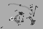 HARDRACE Front Lower Arm Bushing - Honda Civic (FC) - Hardened Rubber - Image 5 - HARDRACE Thumbnail