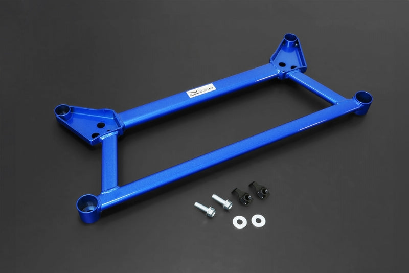 HARDRACE Front Lower 4-Point Brace – Mazda MX-5 (NB) – studio shot on dark background with hardware - Hardrace