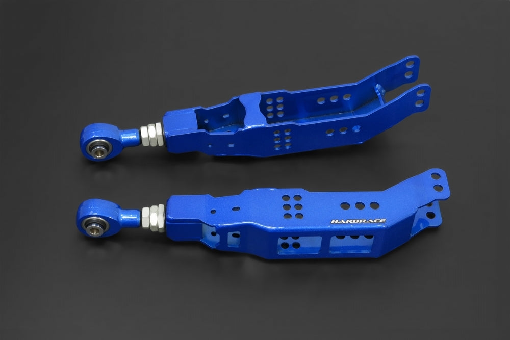 HARDRACE Rear Lower Control Arm Camber Kit – (product illustration) – studio shot on dark background