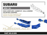 HARDRACE Rear Lower Control Arm Camber Kit – (product illustration) – info card with part number and key points - Hardrace Thumbnail