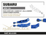HARDRACE Rear Lower Control Arm Camber Kit – (product illustration) – info card with part number and key points - Hardrace Thumbnail
