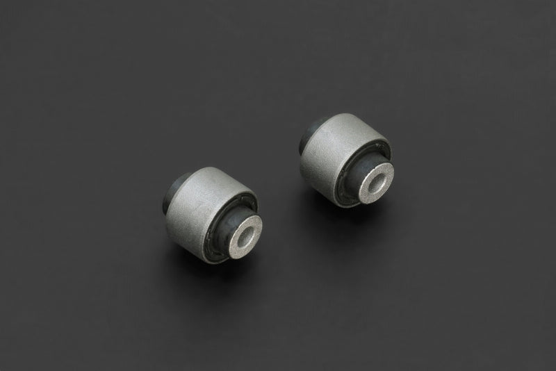HARDRACE Rear Knuckle Bushings – Tesla Model 3 / Model Y – studio shot on dark background - Hardrace