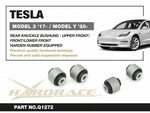 HARDRACE Rear Knuckle Bushings – Tesla Model 3 / Model Y – info card with part number and key points - Hardrace Thumbnail