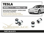 HARDRACE Rear Knuckle Bushings V2 – Tesla Model 3 / Model Y – info card with part number and key points - Hardrace Thumbnail