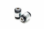 HARDRACE Rear Knuckle Bushings V2 – Tesla Model 3 / Model Y – pair of pillow ball bushings on white background - Hardrace Thumbnail