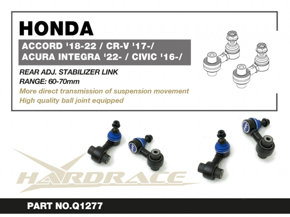 Hardrace Rear Adjustable Stabiliser Link – Honda Civic Type R (FK8/FL5) 2017+ - Chicane Australia