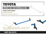 HARDRACE Front Strut Brace – Toyota GR Corolla / Prius – info card with part number and key points - Hardrace Thumbnail