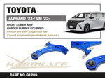 HARDRACE Front Lower Control Arms – Toyota Alphard / Vellfire (AH40) / Lexus LM – info card with part number and key points - Hardrace Thumbnail
