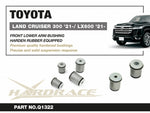 HARDRACE Front Lower Arm Bushing Kit – Toyota LandCruiser (J300) – info card with part number and key points - Hardrace Thumbnail