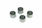 HARDRACE Rear Lower Arm Bushing Kit – (product illustration) – four bushings on white background - Hardrace Thumbnail