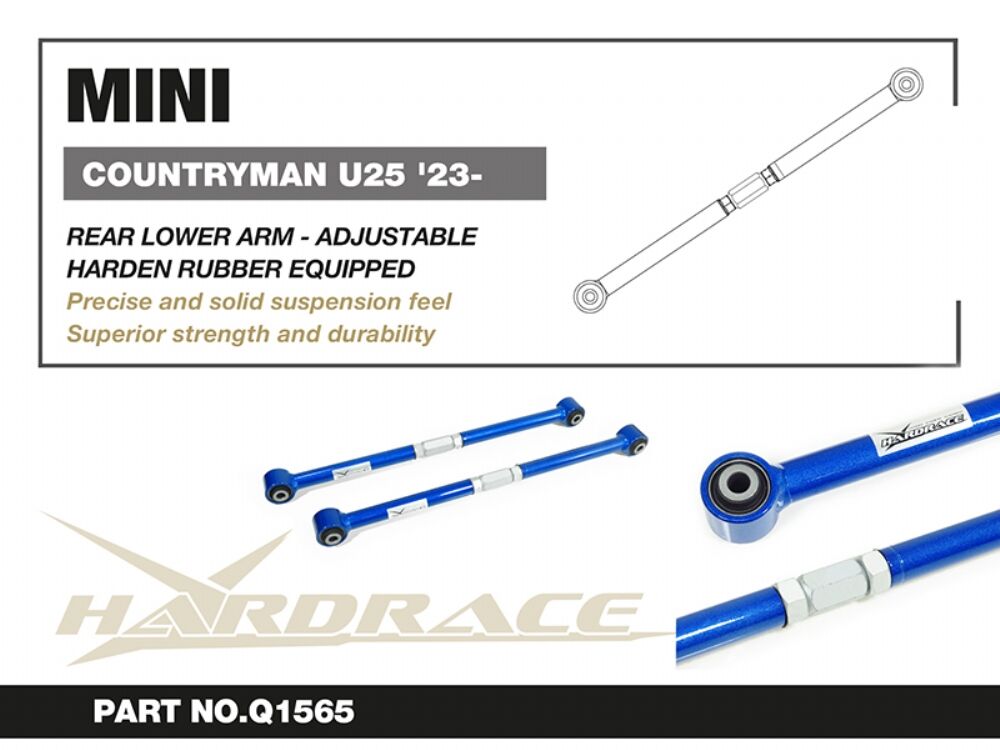 HARDRACE Rear Lower Arm - MINI Countryman (U25) - Hardened Rubber - Image 2