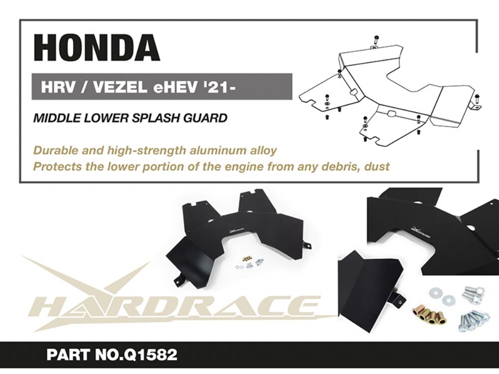 HARDRACE Middle Lower Splash Guard - Honda HR-V (RV) - Image 2