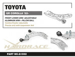 HARDRACE Front Adjustable Lower Control Arms – Toyota GR Corolla – info card with part number and key points - Hardrace Thumbnail