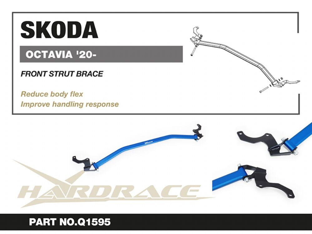 HARDRACE Front Strut Brace - Skoda Octavia (Mk4/NX) - Image 2