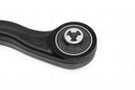 HARDRACE front lower rear curved arms – Tesla Model 3 / Model Y – hardened rubber bush close-up - Hardrace Thumbnail
