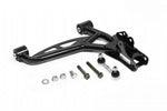 HARDRACE front tubular lower arm – Mazda MX-5 NA/NB – arm with stabiliser link and bolts on white - Hardrace Thumbnail
