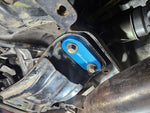 HARDRACE solid transmission crossmember bushings – Subaru – fitted to gearbox crossmember - Hardrace Thumbnail
