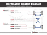HARDRACE harness brace – Toyota GR Corolla – brace location diagram - Hardrace Thumbnail