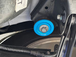 HARDRACE rear subframe inserts – Hyundai Tucson / Kia Sportage – insert fitted with bolt in place - Hardrace Thumbnail