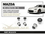 HARDRACE front upper arm bushings – Mazda MX-5 ND – part number Q1676 product sheet - Hardrace Thumbnail