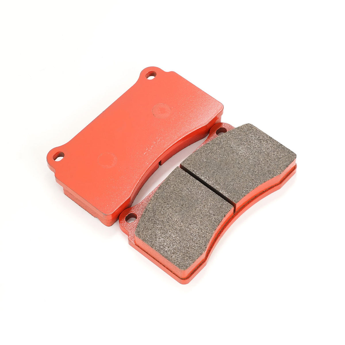 Paragon R35 GT-R rear brake pad, angled view of friction face