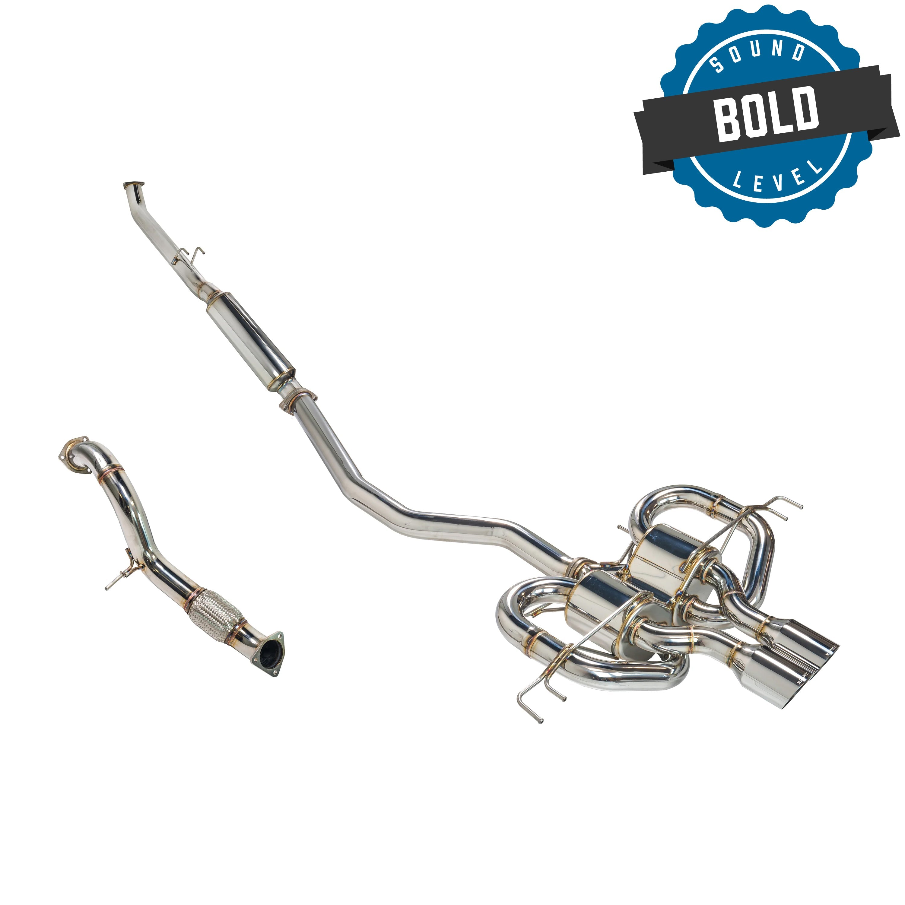 REMARK Link Loop Cat-Back + Front Pipe - Honda Civic Type R (FK8)