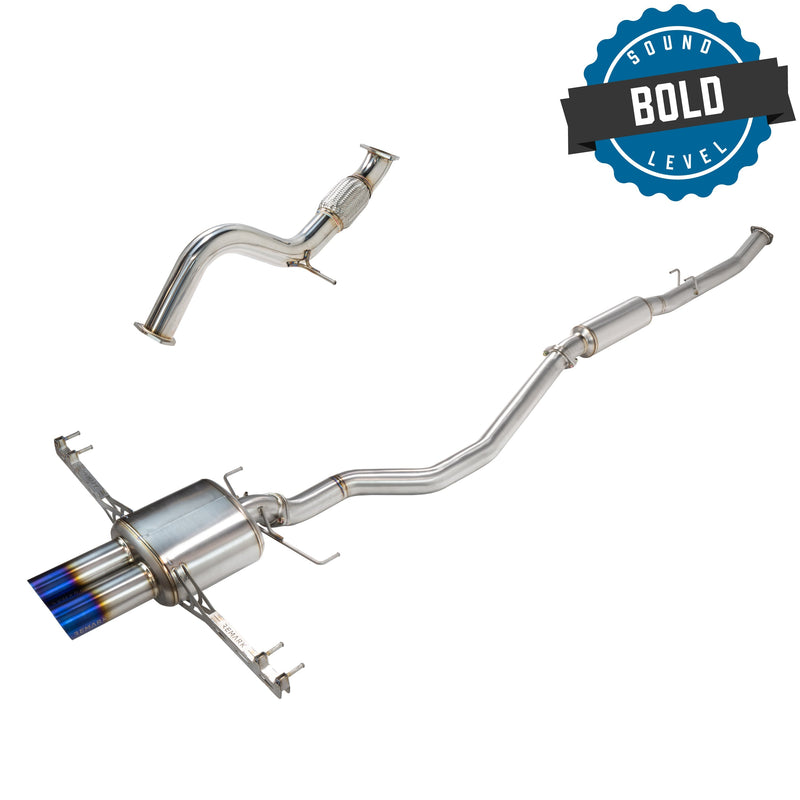 REMARK Sports Touring Catback Exhaust System - Honda Civic Type R (FL5) - Titanium - REMARK