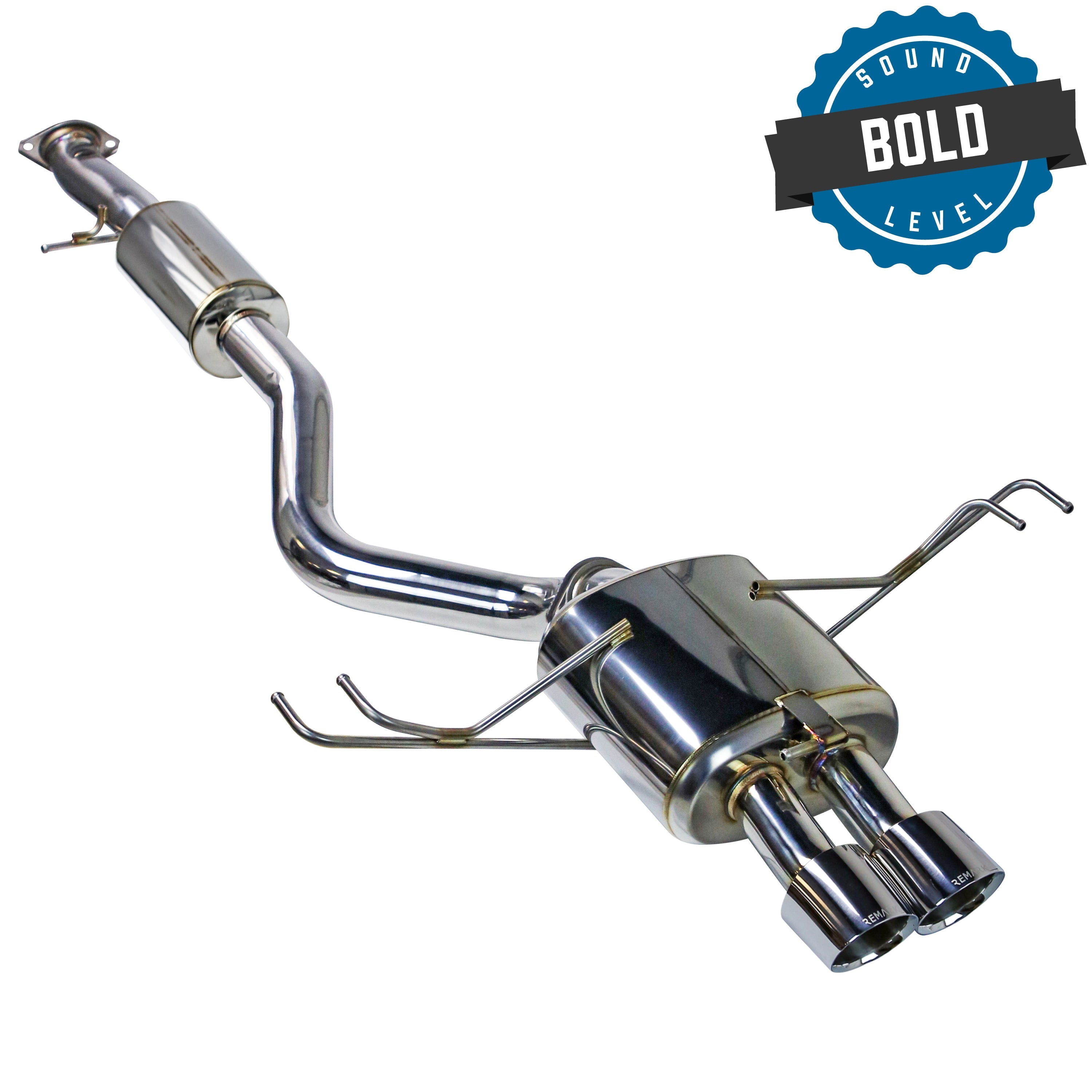 REMARK Elite Spec Cat-Back Exhaust Dual Tip with Resonator - Toyota GR Corolla (GZEA14H)