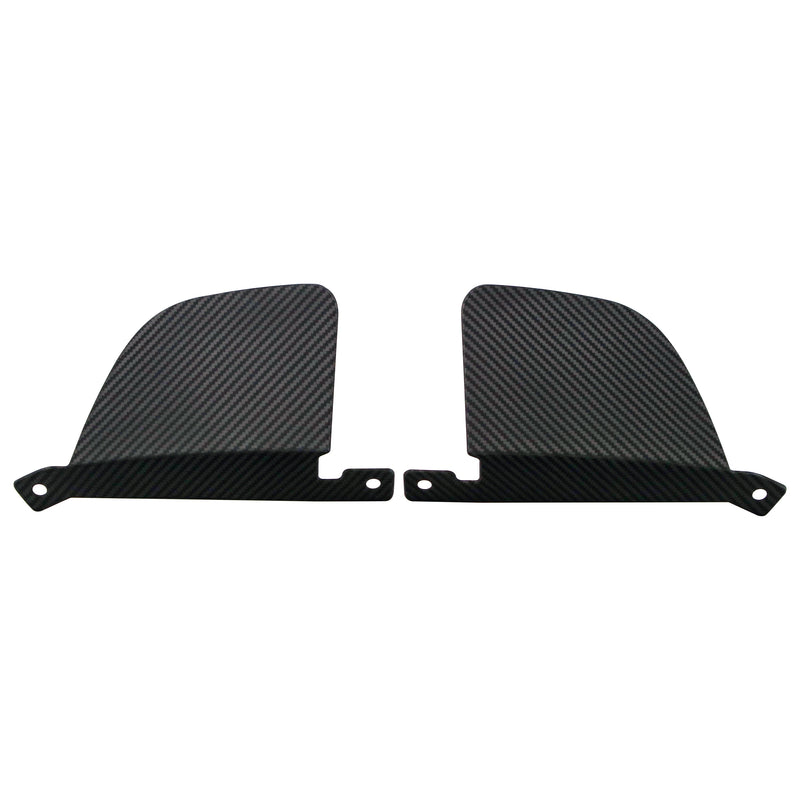 rmk Design Carbon Fibre Outer Exhaust Block Off Plates - Toyota GR Corolla (GZEA14) - Dry Carbon 2x2 Weave - REMARK