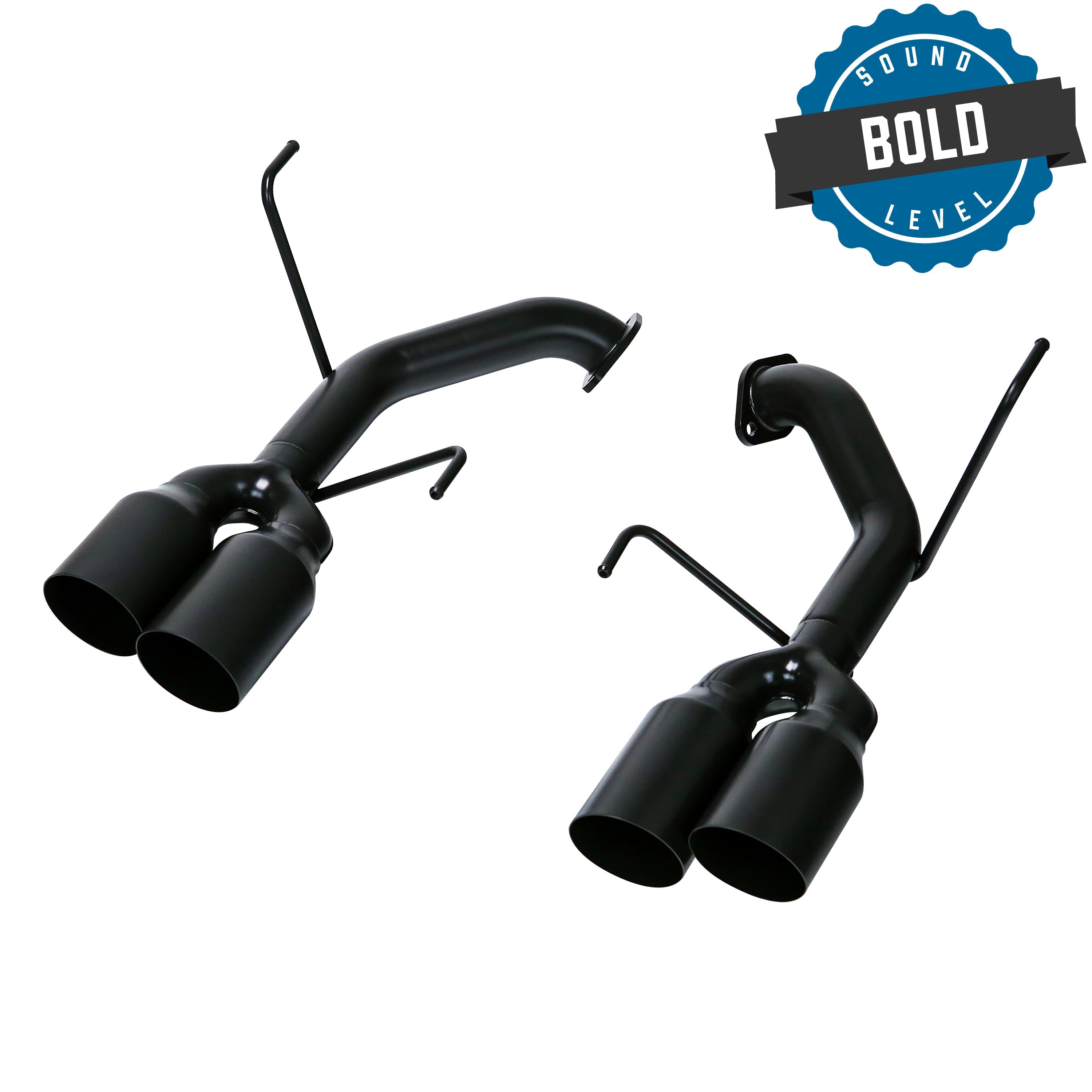 REMARK Axleback Exhaust Stealth Edition - Subaru WRX (VB) - 4" Quad Tip Cerakote