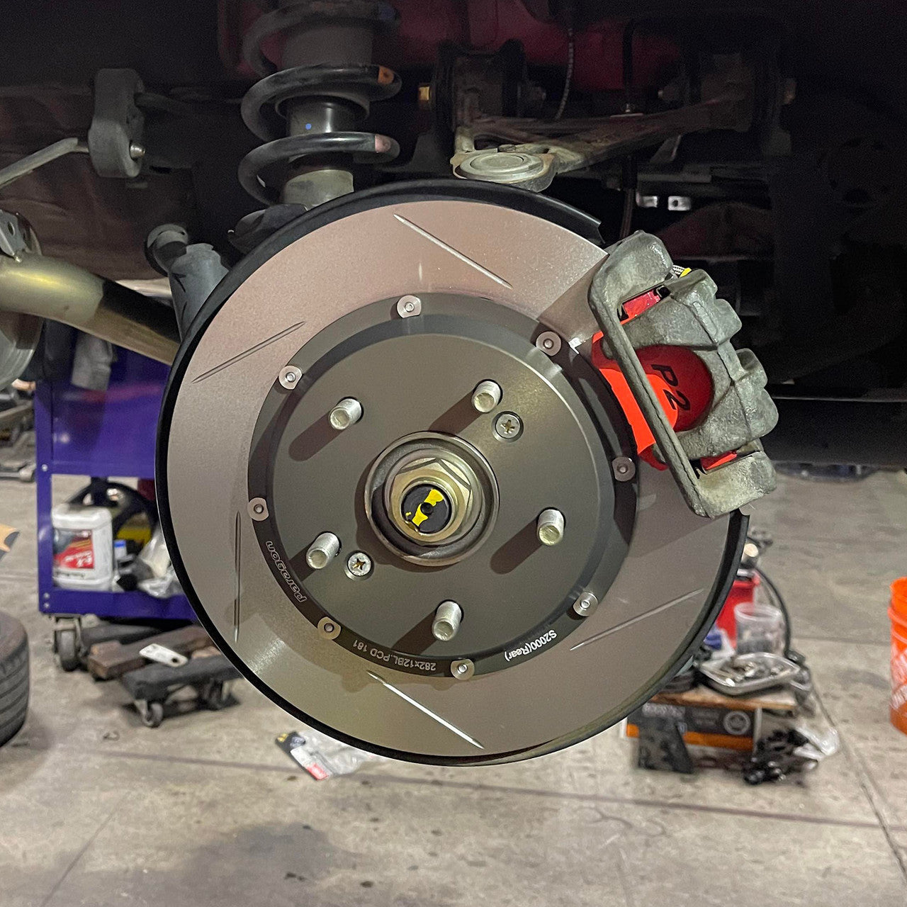 Paragon 2-Piece Rear Brake Rotor Pair - Honda S2000 - 282x12mm - Chicane Australia