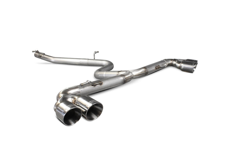 Scorpion Cat-Back Exhaust System - Audi TT (Mk2) 2.0 TDI Quattro (Not Cabriolet) - 63.5mm - Scorpion Exhausts