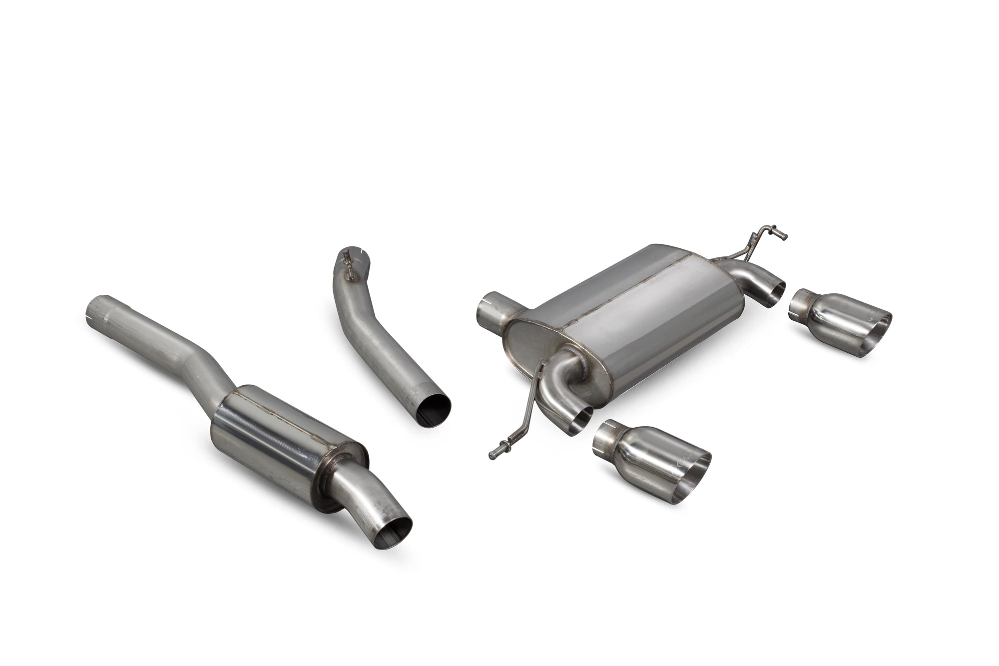 Scorpion Cat-Back Exhaust System - Audi TT (Mk1) Quattro 180 / 225 Bhp - 70mm