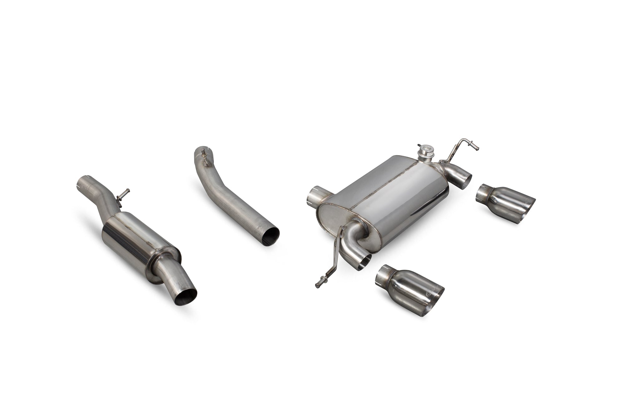 Scorpion Cat-Back Exhaust System - Audi TT (Mk1) Quattro 3.2 V6 - 70mm