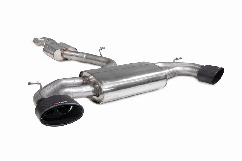 Scorpion Cat-Back Exhaust System - Audi TT (Mk3) TT RS Coupe - 80mm - Scorpion Exhausts