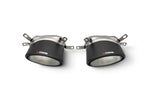 Scorpion 170x120mm Ascari RS Carbon Tailpipe Trim - Audi RS6 (C7) Avant / RS7 (C7) - Scorpion Exhausts Thumbnail