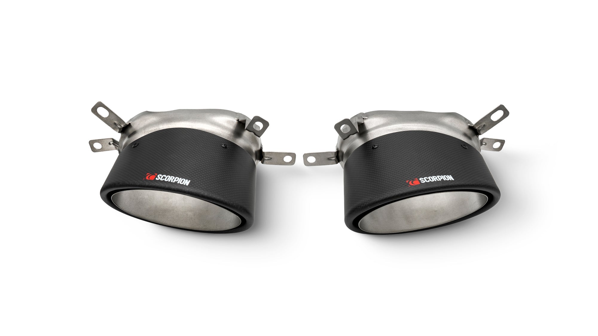 Scorpion Ascari RS Carbon Fibre Tailpipe Trim - Audi RS6 C7 Avant - 170x120mm