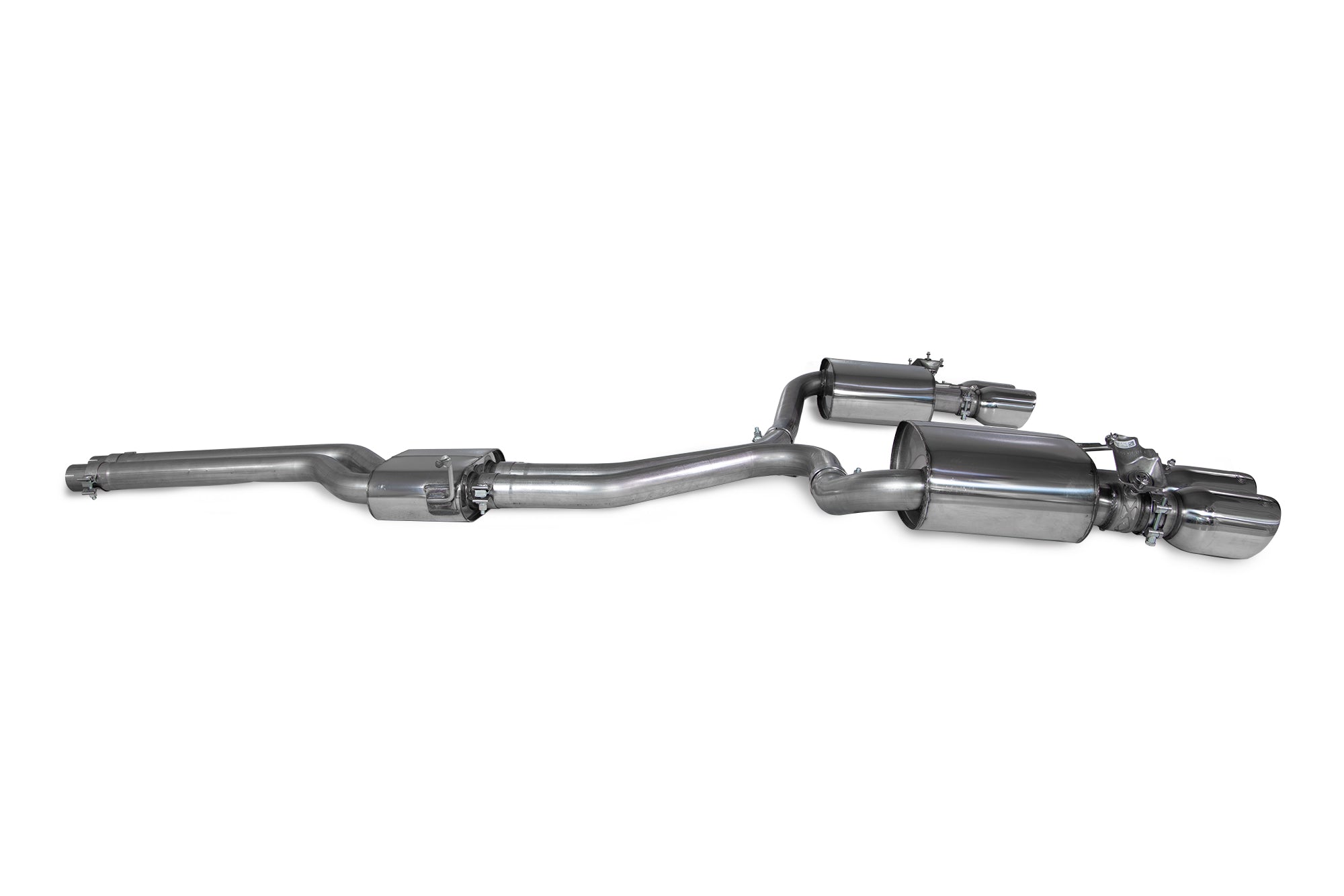 Scorpion Half System - Audi S4 (B9) Quattro 3.0T V6 Avant / Saloon/Sedan. - 63.5mm