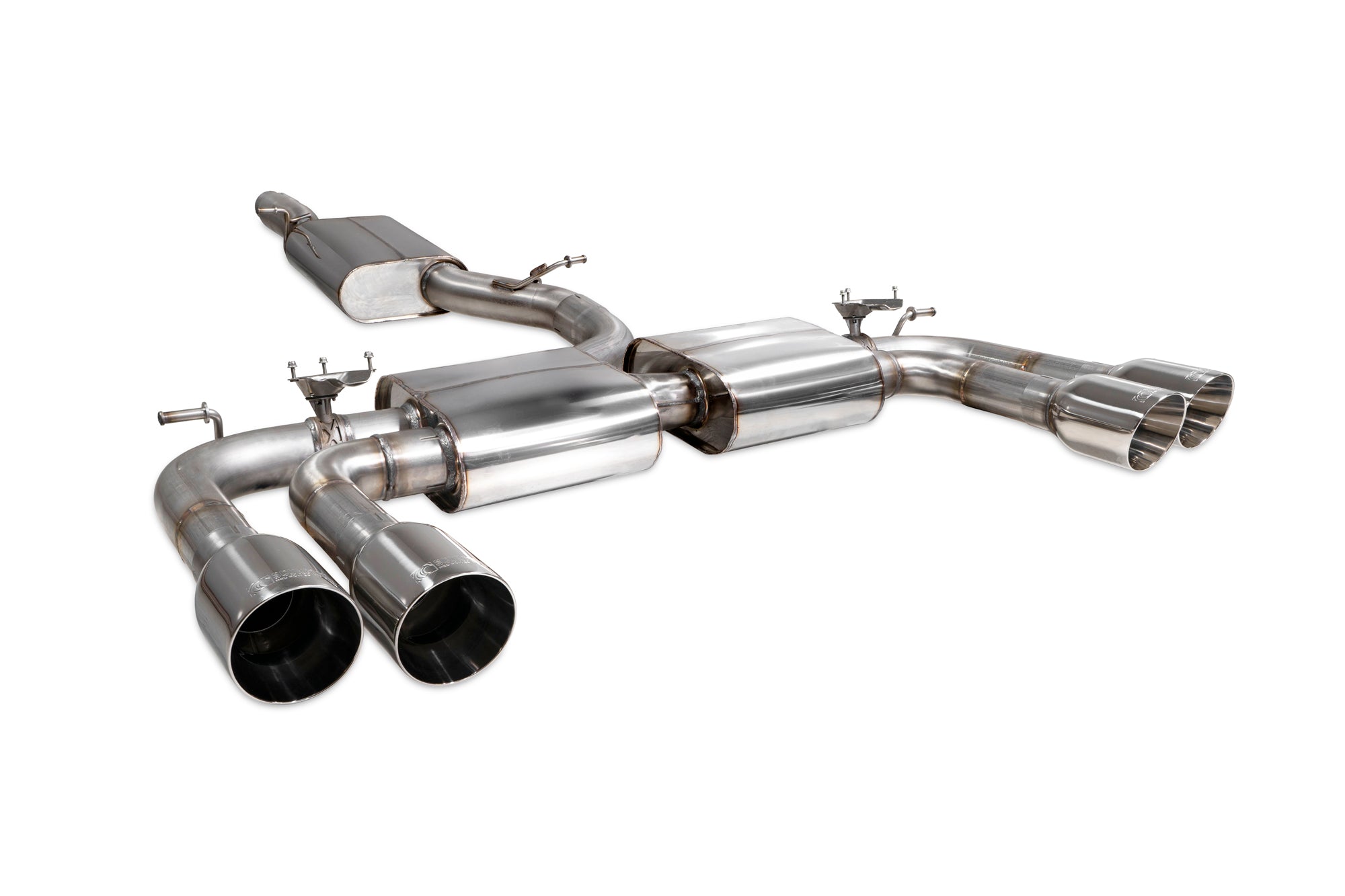 Scorpion Cat/GPF-Back Exhaust System - Audi S3 (8V) Saloon - 80mm